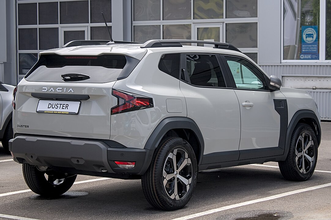 Duster Phase III vu arrière